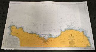 Assorted sea charts - approx. 40
