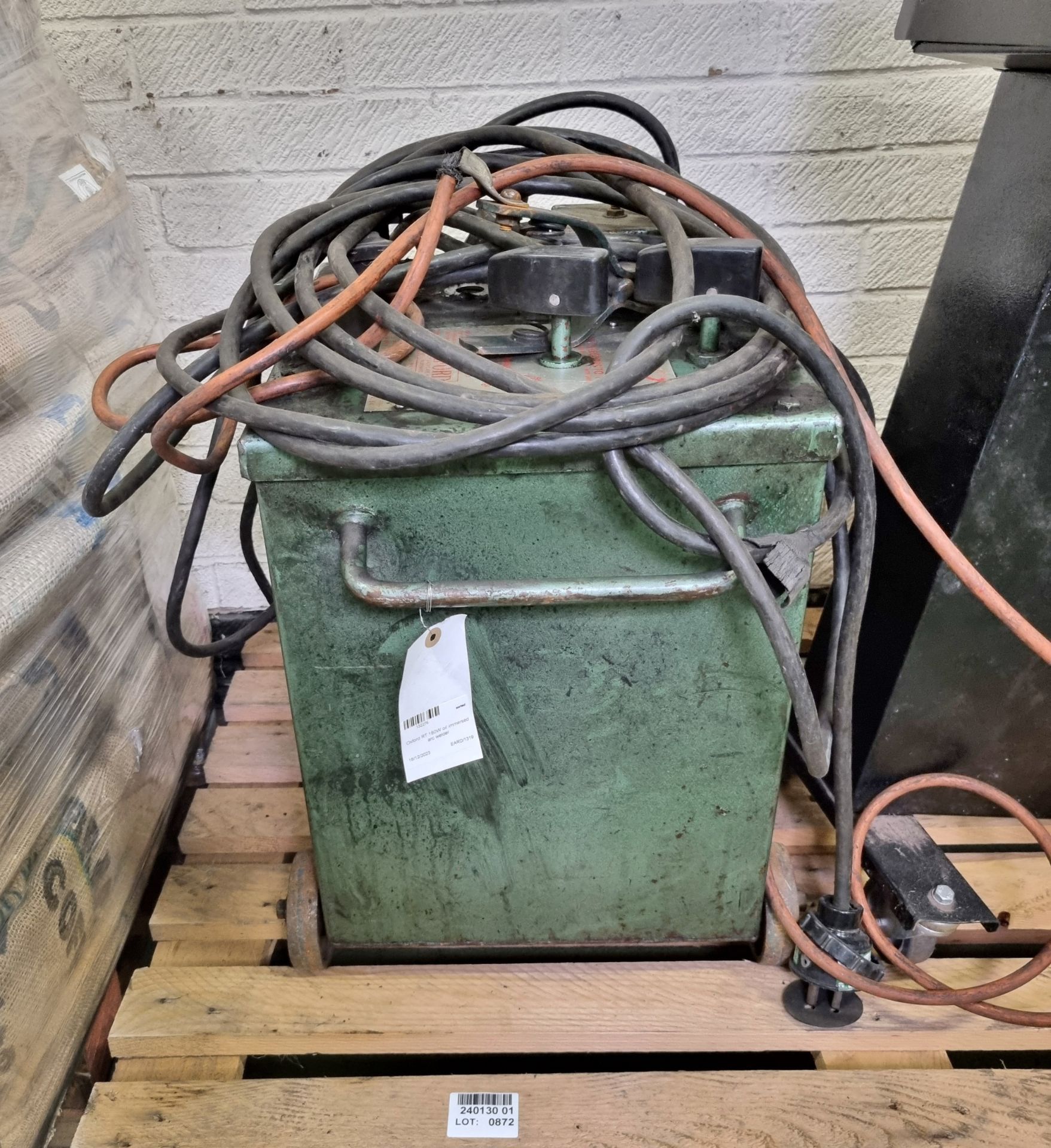 Oxford RT 180W oil immersed arc welder