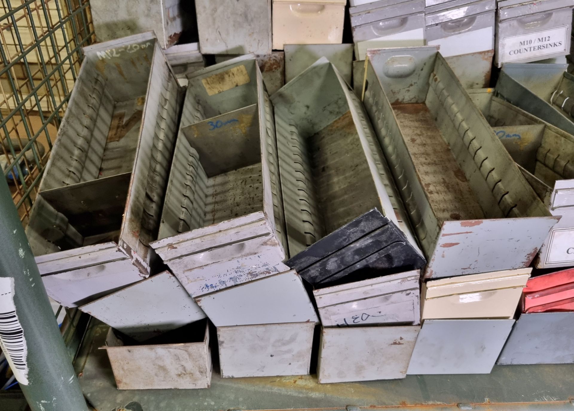 56x grey metal storage trays - Image 3 of 4