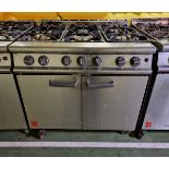 Falcon G3101 6-burner gas oven range - W 900 x D 780 x H 900mm