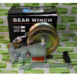 900kg Gear winch - unbranded