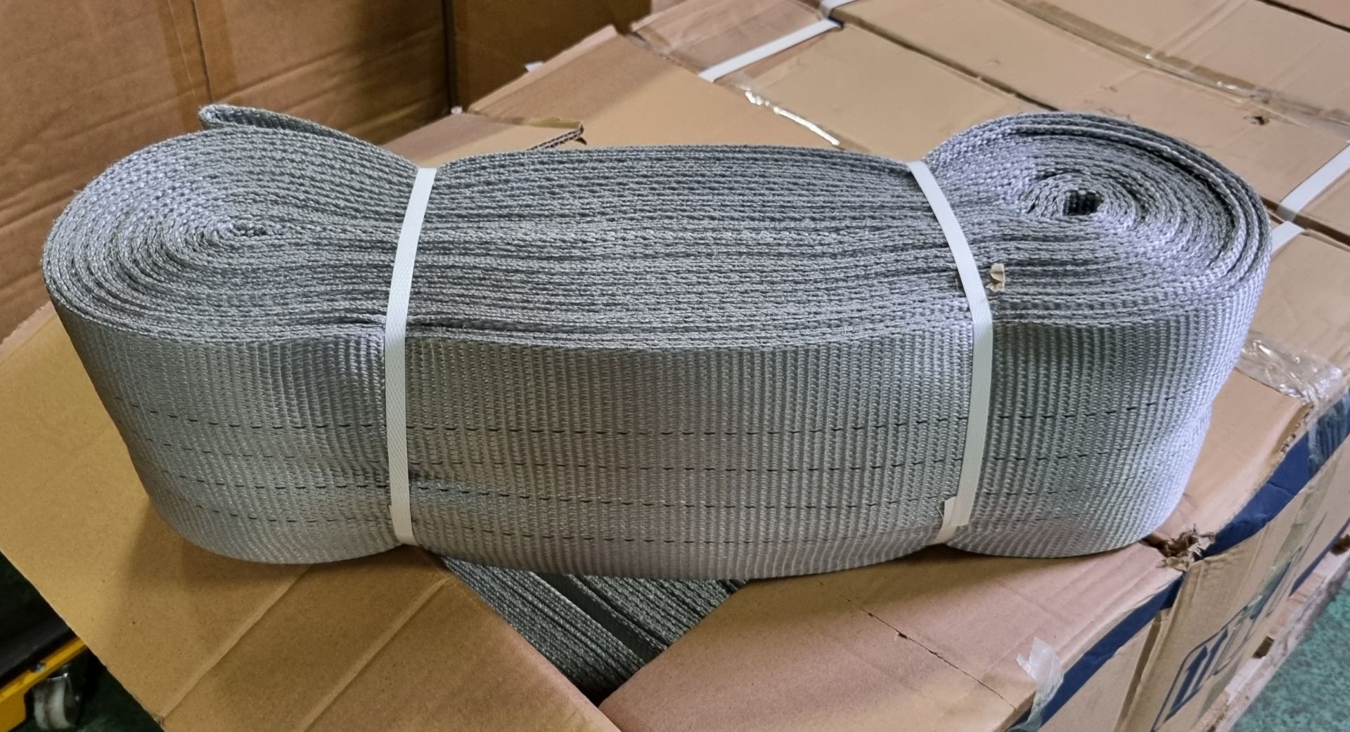 4x Boxes of Delphini 4 tonne x 12 meter endless webbing sling - 3 per box