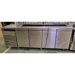 Foster EP1 / 4H 4 door refrigerated prep counter - W 2300 x D 700 x H 960mm