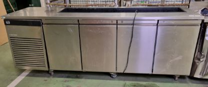 Foster EP1 / 4H 4 door refrigerated prep counter - W 2300 x D 700 x H 960mm