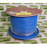 Reel of Arctic grade blue 1.5mm sq - 3 core flex cable - approx 100M