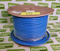 Reel of Arctic grade blue 1.5mm sq - 3 core flex cable - approx 100M