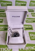 Pulsar PXD 433 PO analogue wrist watch with case