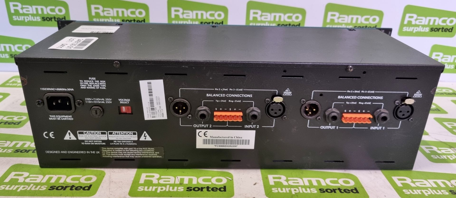 BSS FCS 966 Opal Series constant Q graphic equaliser - Image 5 of 7