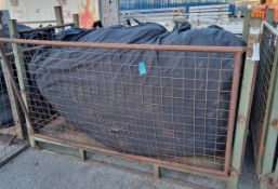 Airbeam shelter - L 9800 x W 6500 x H 3400 approx - compressor not included