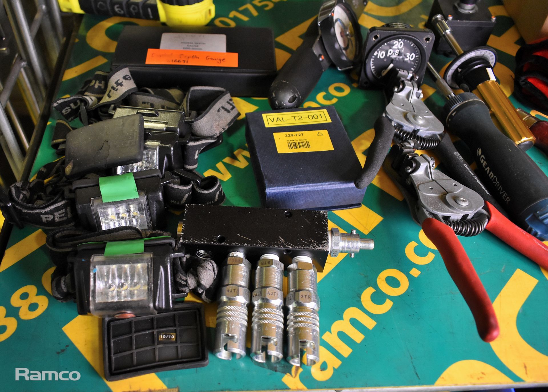 Workshop Tools - torches, picks, wire strippers, depth gauges, trim removal tools, air line splitter - Image 2 of 10