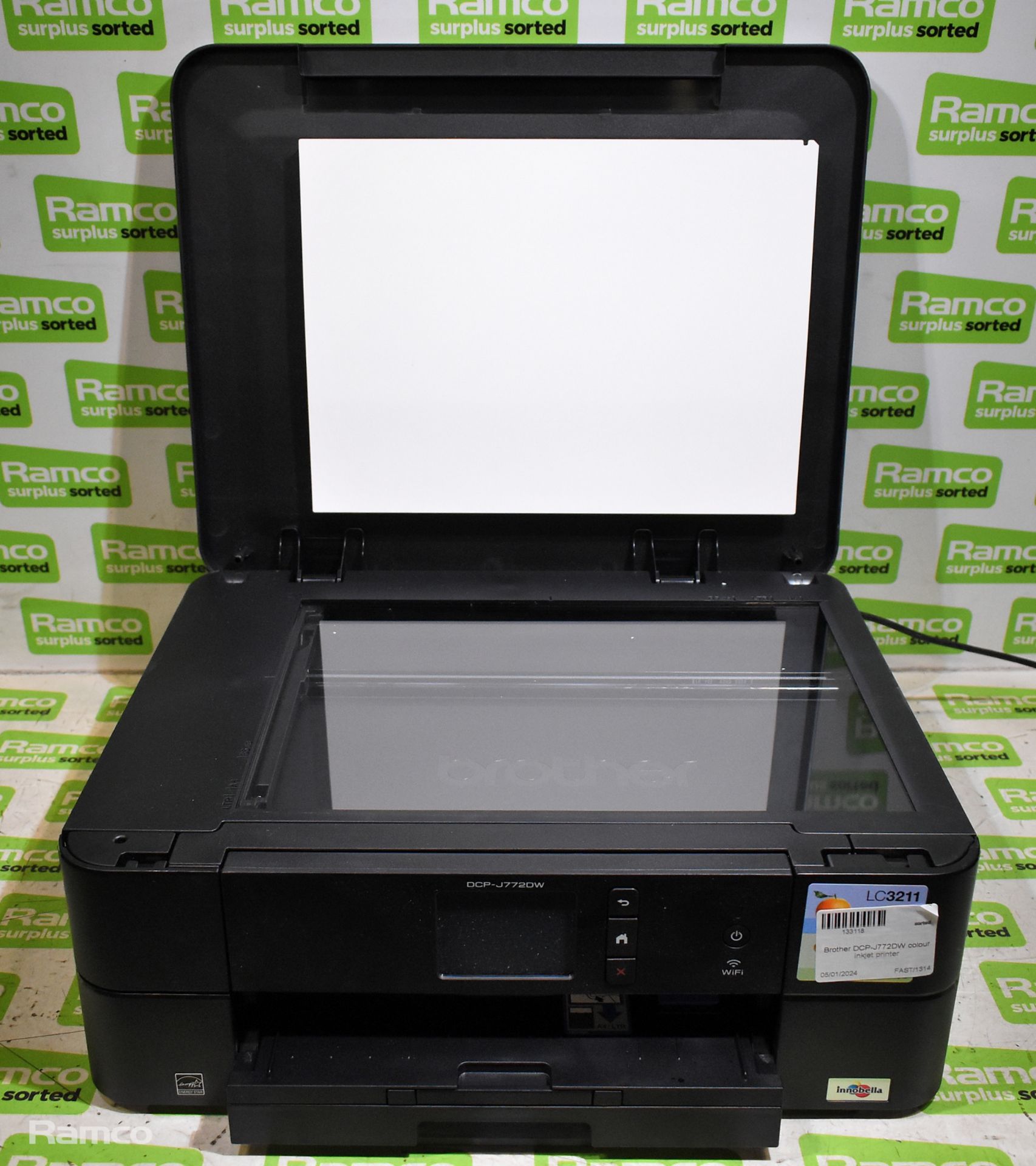 NEC NP-M402W LCD projector - 100-240v - 50 / 60Hz, Brother DCP-J772DW colour inkjet printer - Image 7 of 10