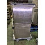 Burlodge BLPOT stainless steel food tray trolley - W 800 x D 800 x H 1700mm