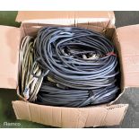 Box of mixed VGA cables - 2x 30m, 2x 20m, 1x 15m, 6x 10m, 8x3m