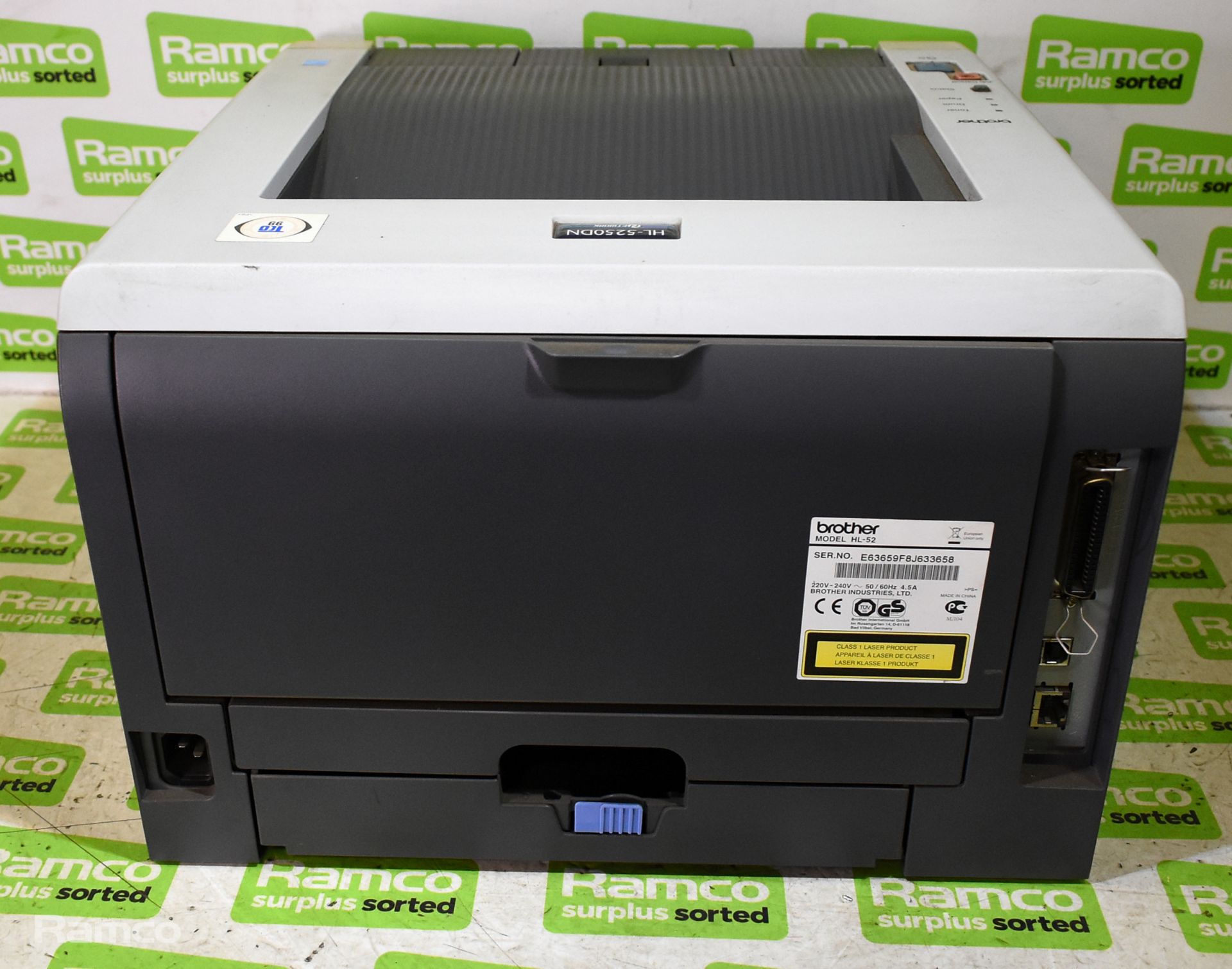 Brother DCP-750W printer, Brother HL-5250DN office printer - Image 5 of 14