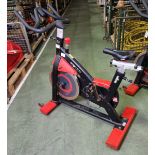 Origin OC3 indoor exercise bike - W 1070 x D 570 x H 1200 mm - IN NEED OF REPAIR