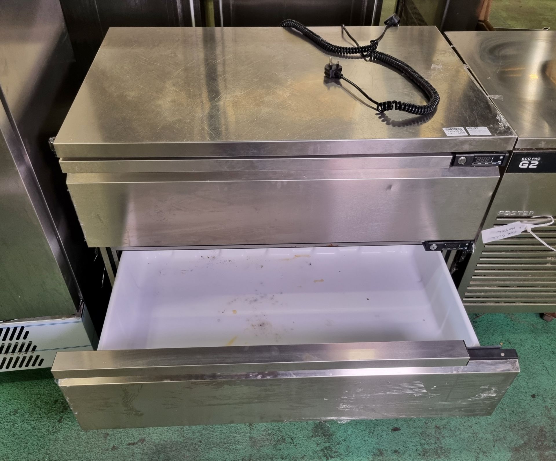 Foster FFC6 - 2 stainless steel 152 Ltr 2 - drawer fridge / freezer undercounter unit - W 1100 - Image 4 of 4