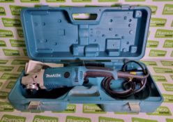 Makita GA9020S 9 inch electric angle grinder with case - 2000W - no discs - missing key