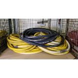 4x Continental yellow booster hoses - 22mm / 55 bar - approx. 20 M, Premier HP fire hose