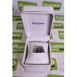 Pulsar PXD 433 PO analogue wrist watch with case