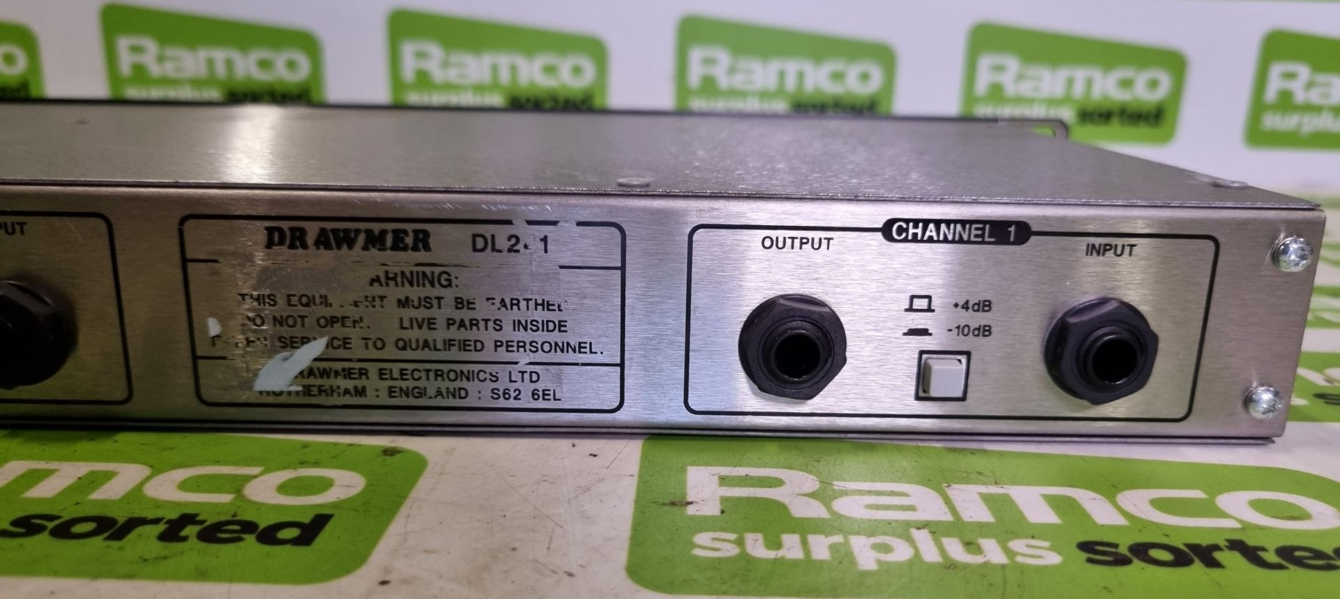 Drawmer DL241 dual channel gate / compressor - Image 5 of 6