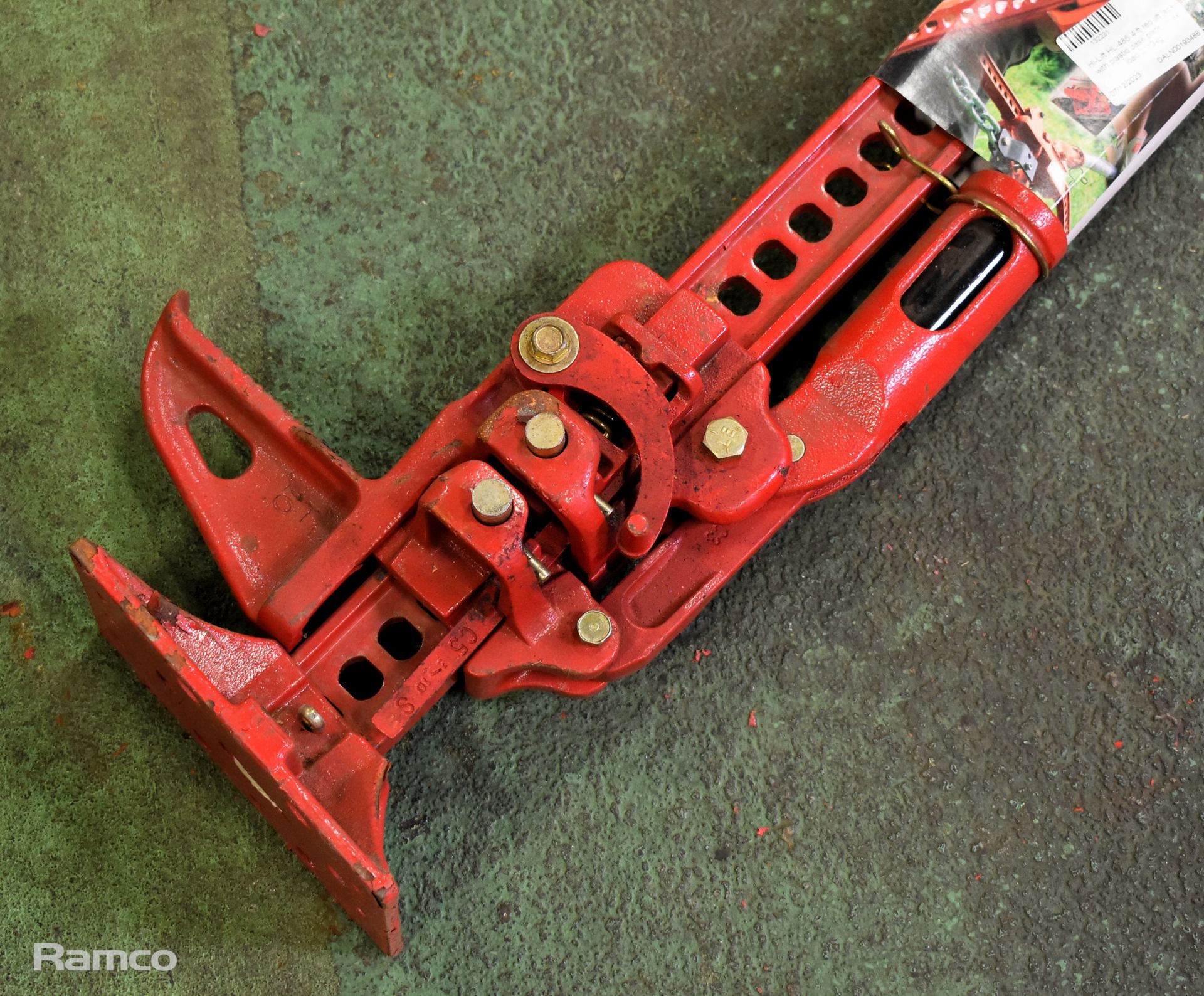 Hi-Lift HL-485 4 ft red lift jack with plastic base plate - max load 2113 kg - Image 2 of 3