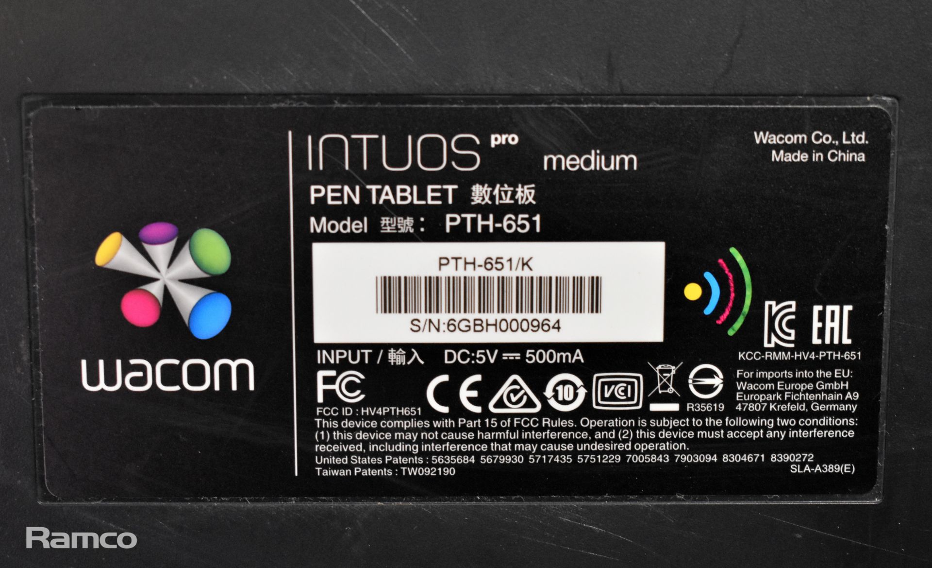 4x Wacom graphics tablets, Poly intuitive touch interface - see description for details - Bild 7 aus 9