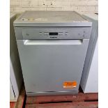 Hotpoint DWL-DEA 701-B front control undercounter dishwasher - W 600 x D 600 x H 850mm