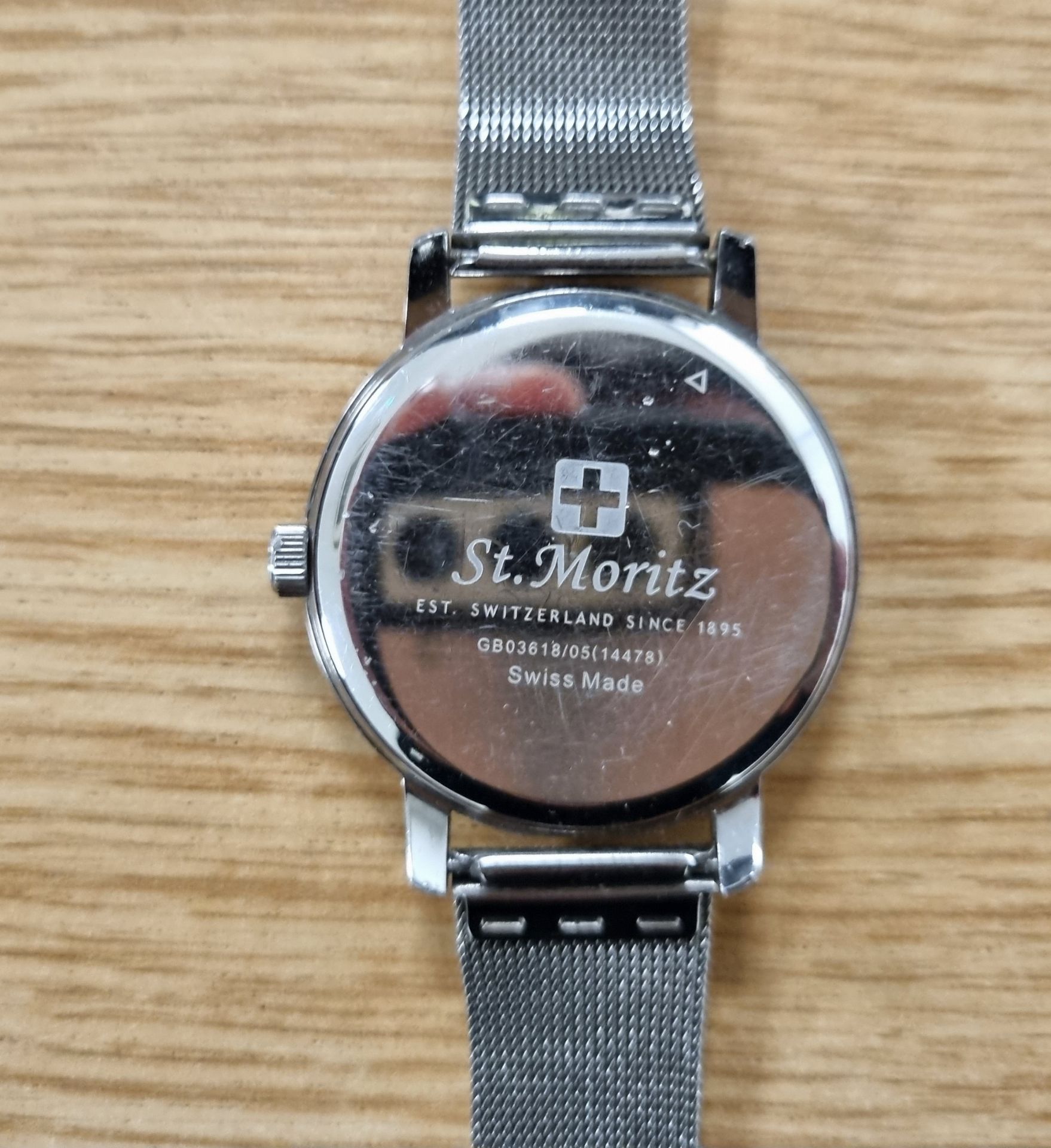 St Moritz Gents swiss wristwatch - Bild 3 aus 3