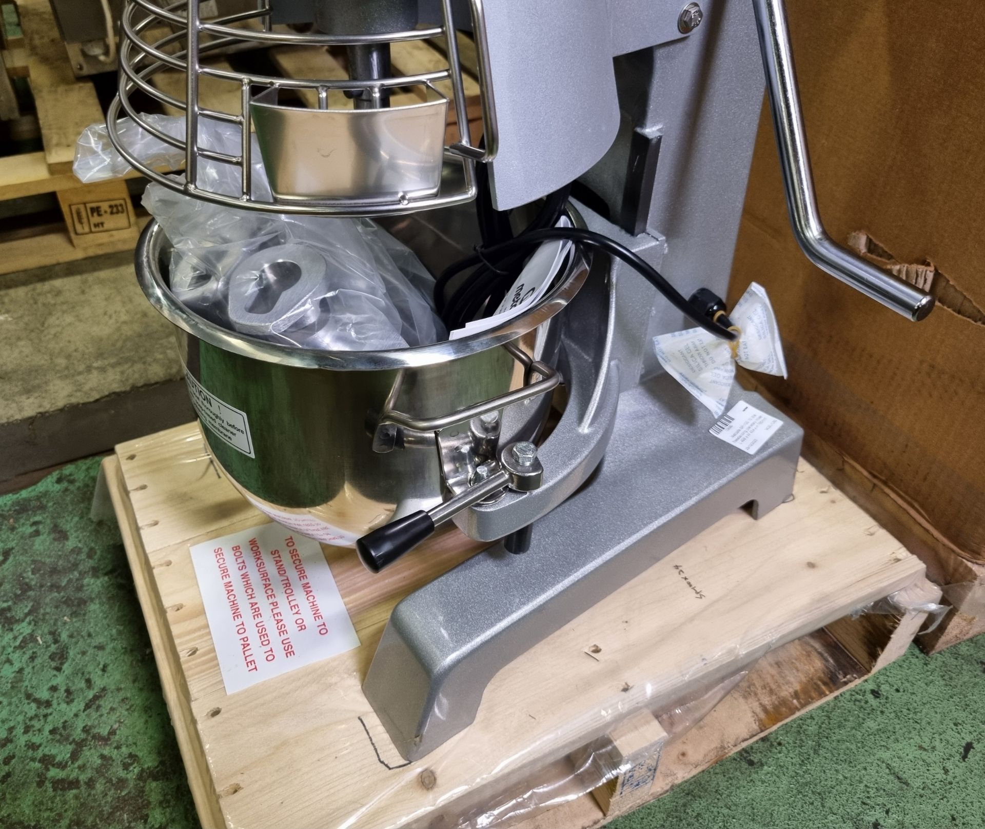 Metcalfe SP-100 10 litre freestanding planetary mixer - L 498 x W 434 x H 765mm - Bild 5 aus 5