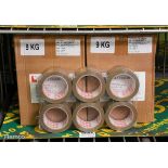 2x boxes of Heavy duty waterproof tape - 36 rolls per box