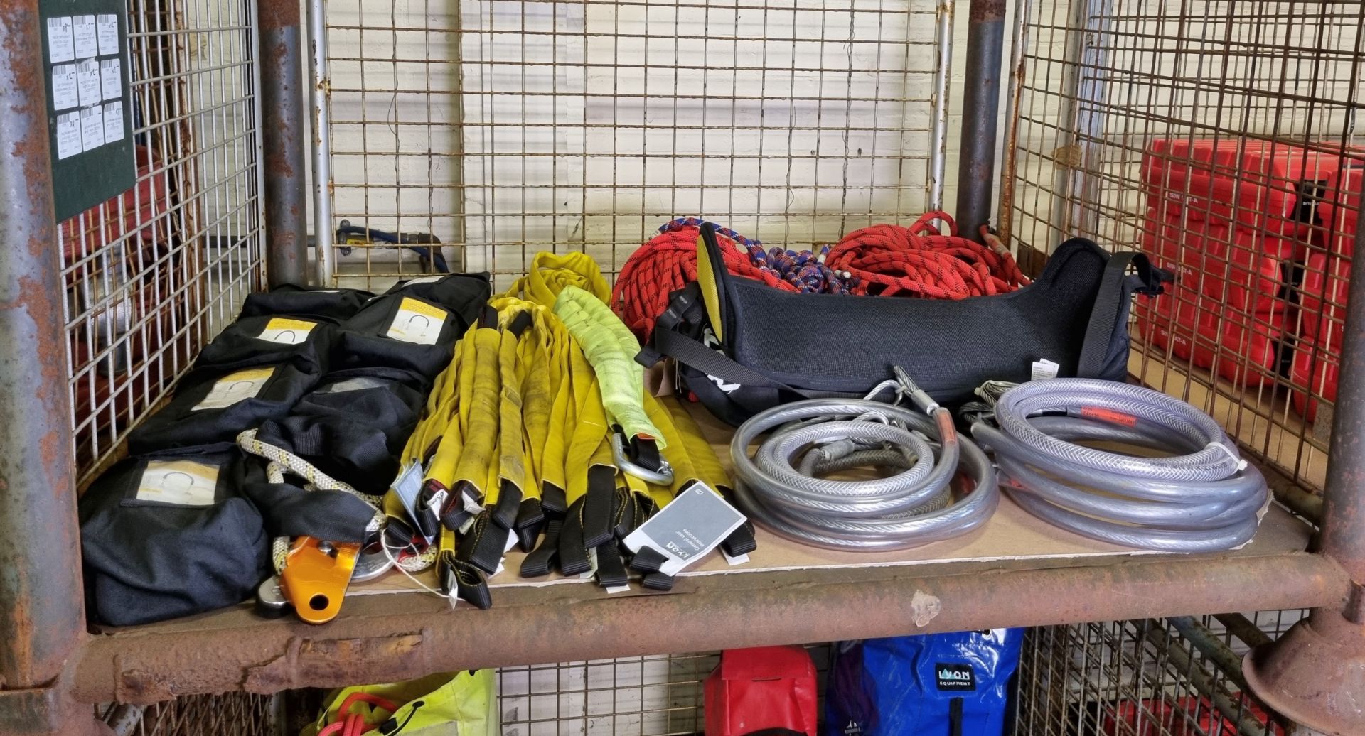 Various climbing equipment - see description for details