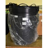 17x Tubtrug black felxible tubs