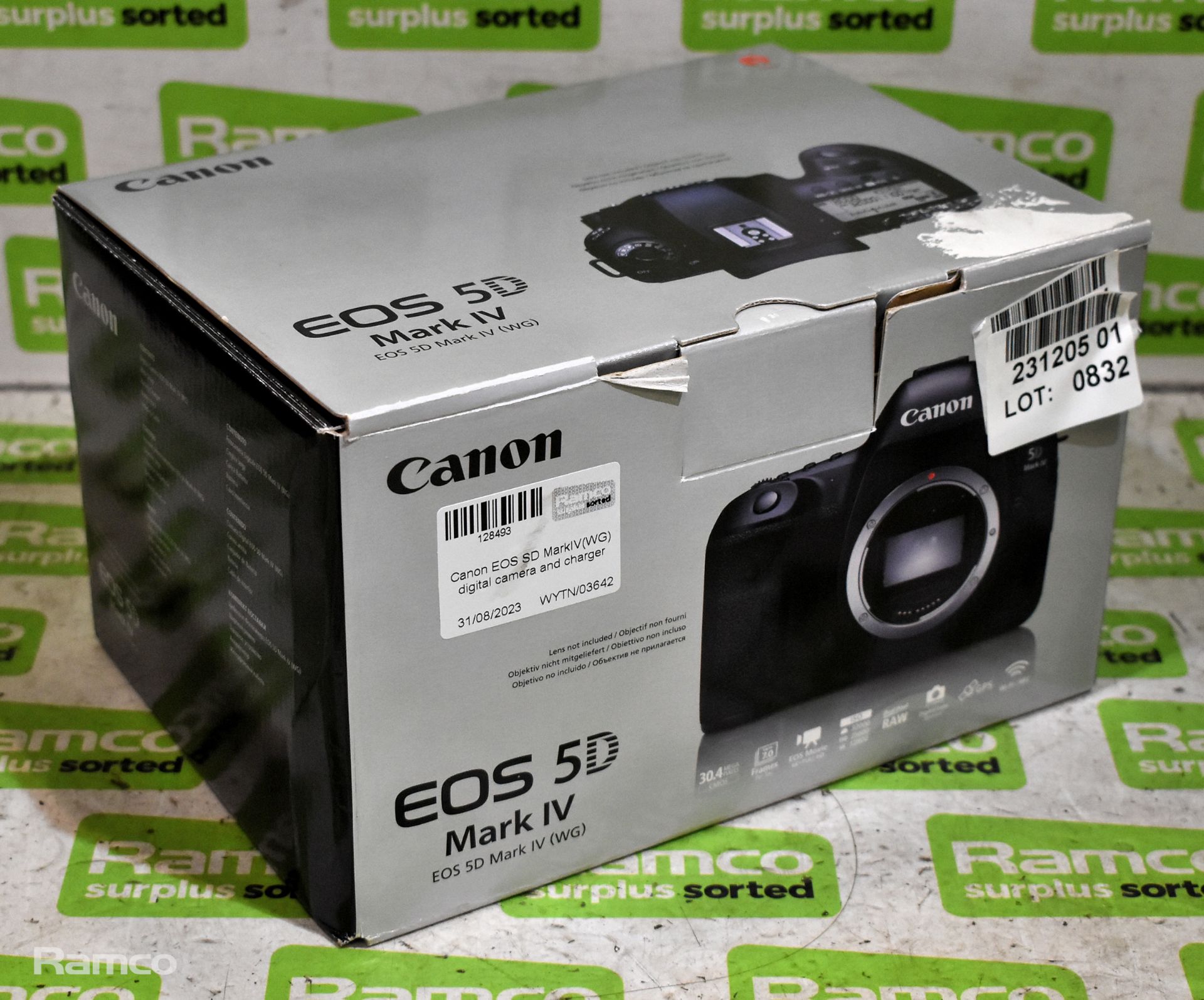 Canon EOS SD Mark IV(WG) digital camera and charger, Samsung VP-DX10 / XEU camcorder - Bild 16 aus 16