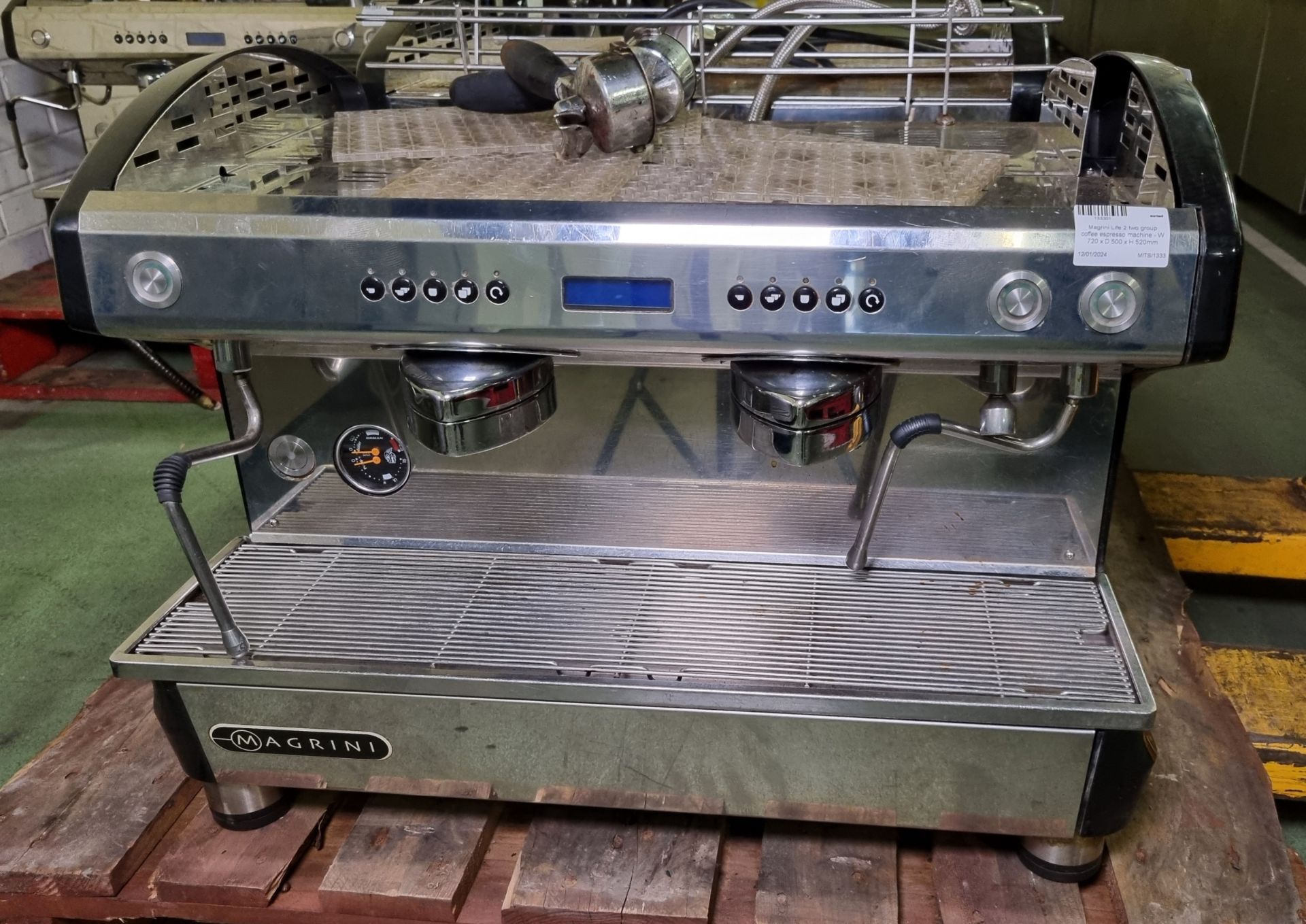 Magrini Life 2 two group coffee espresso machine - W 720 x D 500 x H 520 mm - Image 4 of 4