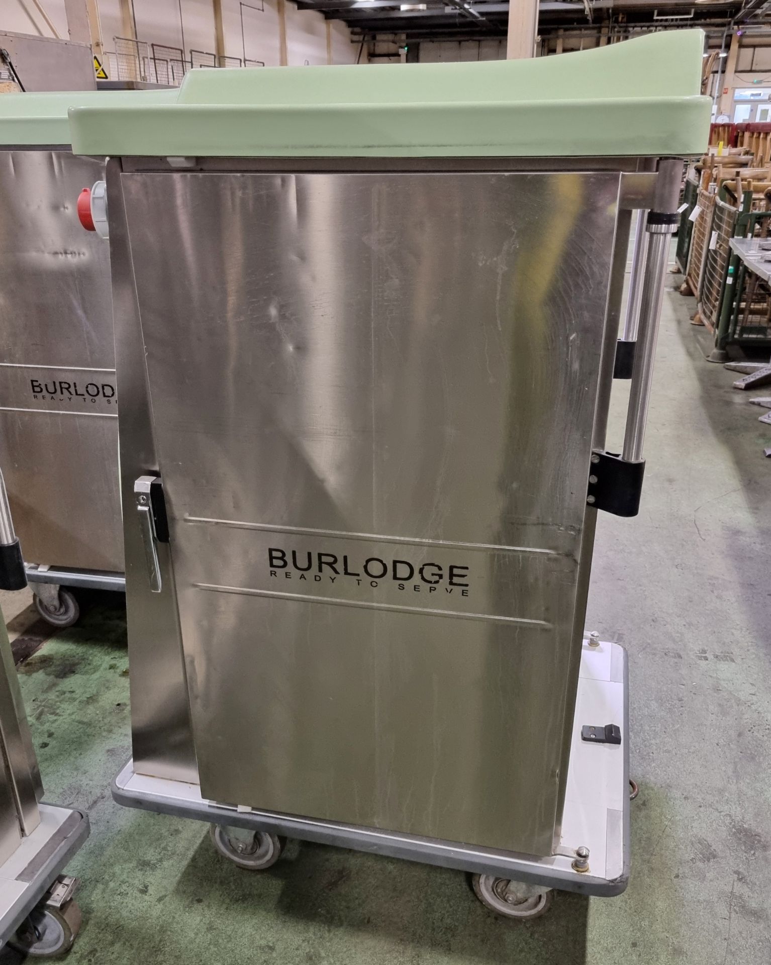 Burlodge RTS hot and cold tray delivery trolley - opens boths sides - W 800 x D 1100 x H 1500mm - Image 2 of 5