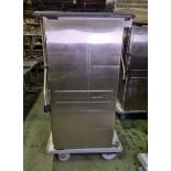 Burlodge BLPOT stainless steel food tray trolley - W 800 x D 800 x H 1700mm