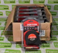 10x Dekton 7.5 M tape measures