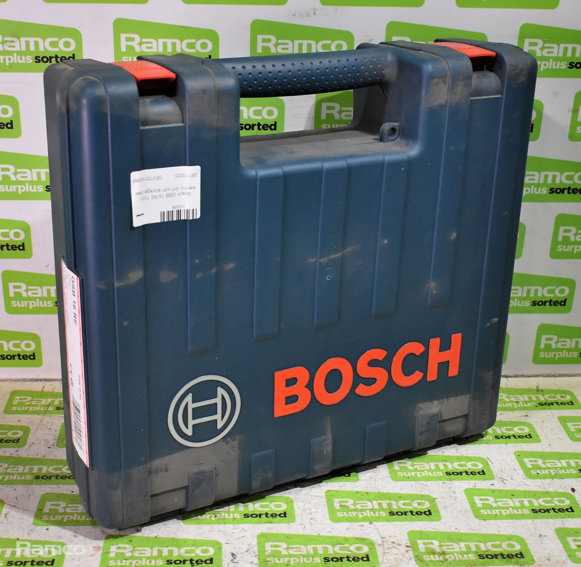 Bosch GSB 16 RE 110V electric drill with storage case - Image 6 of 6