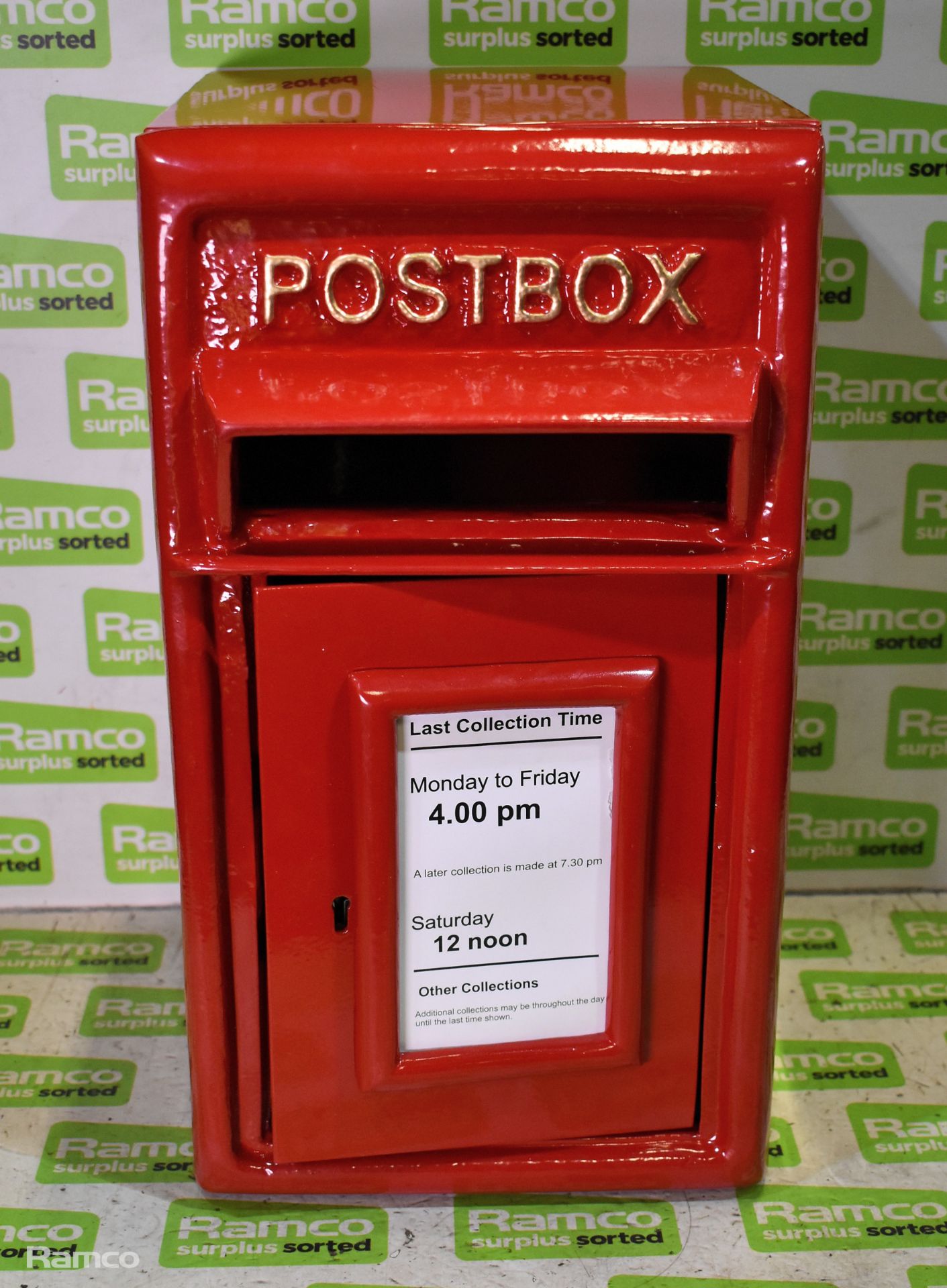 Red Novelty Post Box