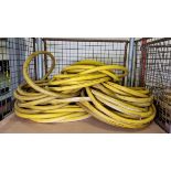 5x Continental yellow booster hose - 22mm / 55 bar - approx. 20 M