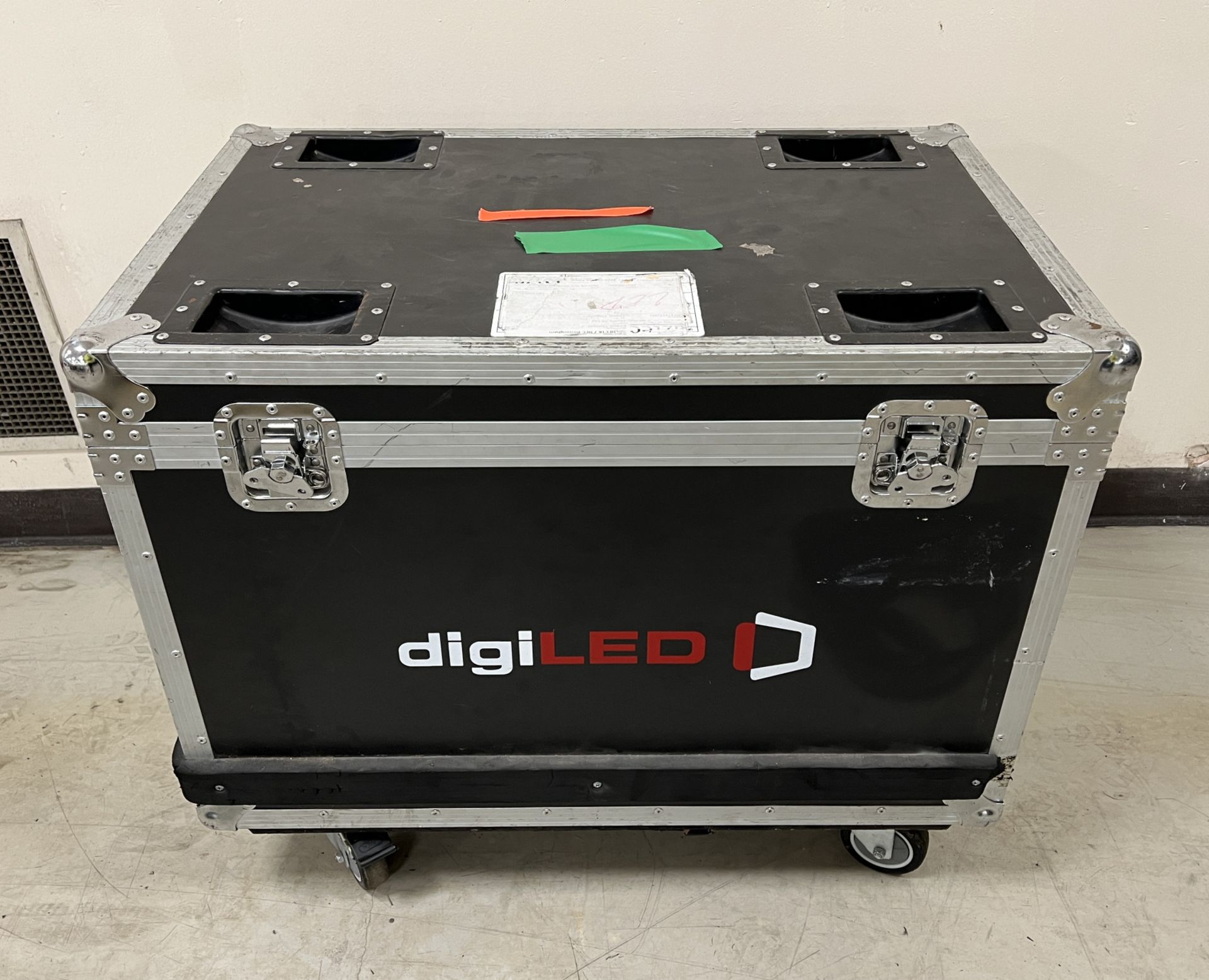 Digi LED HRI3900 kit - 120 LED tiles housed in 20 wheeled flight cases - see description for details - Image 59 of 196