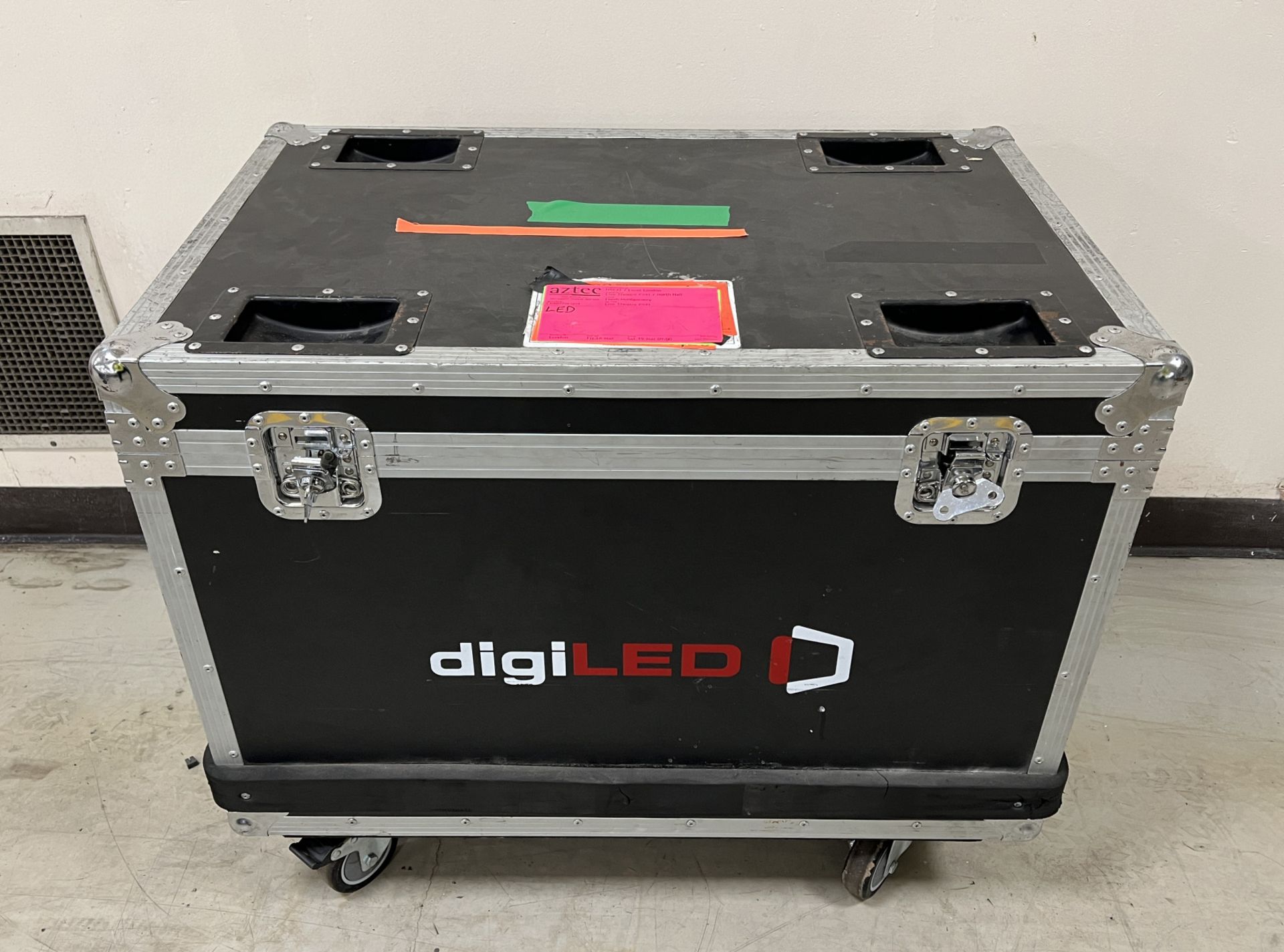 Digi LED HRI3900 kit - 120 LED tiles housed in 20 wheeled flight cases - see description for details - Image 80 of 196