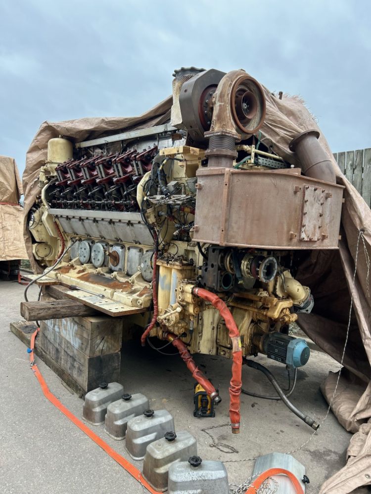 Online auction of two Wartsila 200 Series V12 diesel engines - ex Naval Ministry of Defence