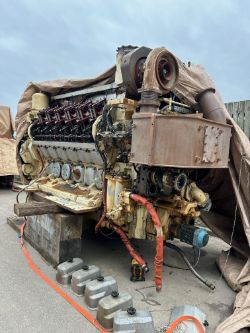 Online auction of two Wartsila 200 Series V12 diesel engines - ex Naval Ministry of Defence