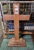 Wooden altar cross