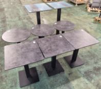 9x Extrema tables - see description for details