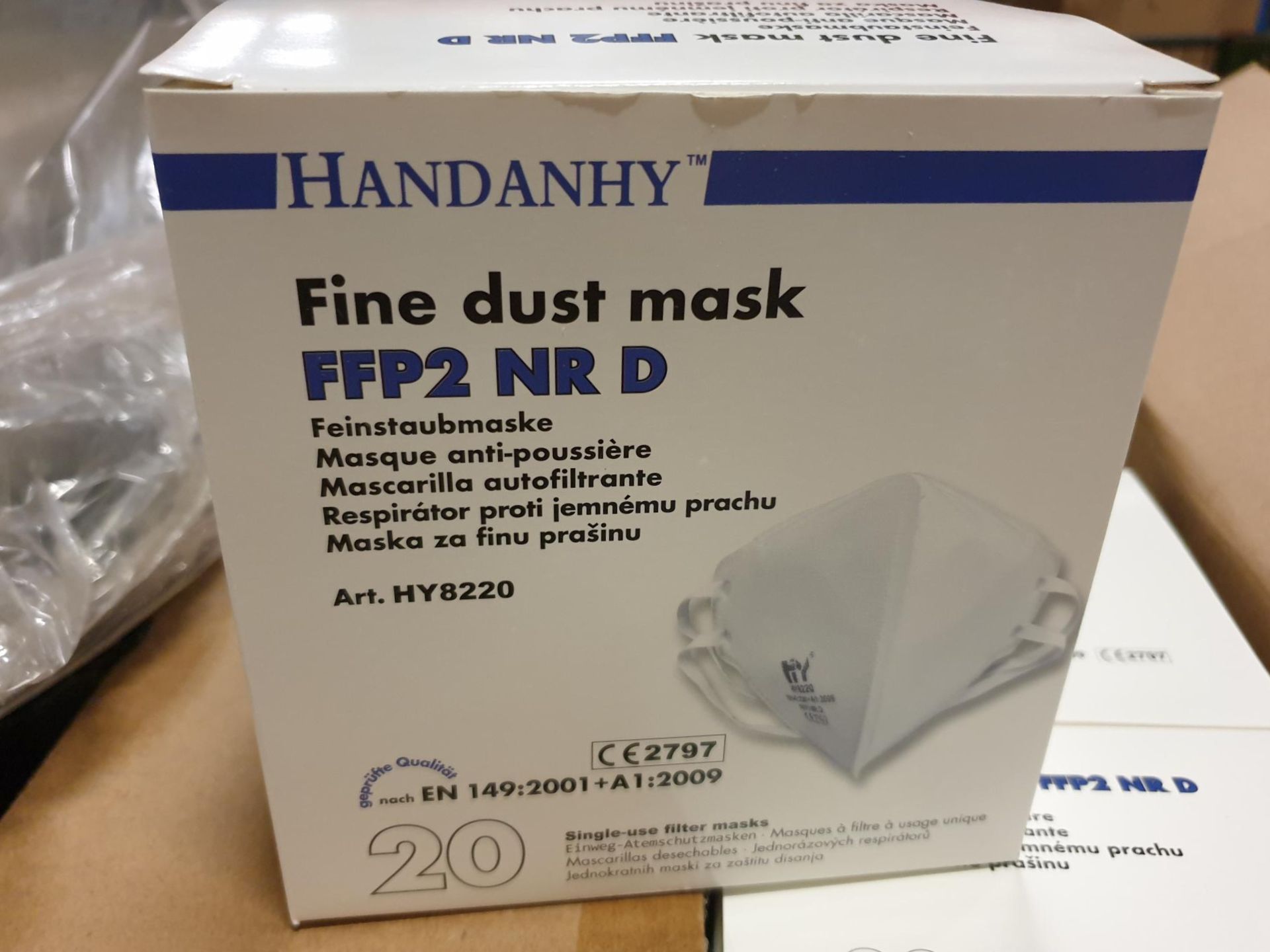 186x boxes of Handanhy HY8220 FFP2 NR D Fine dust disposable masks - Image 3 of 7