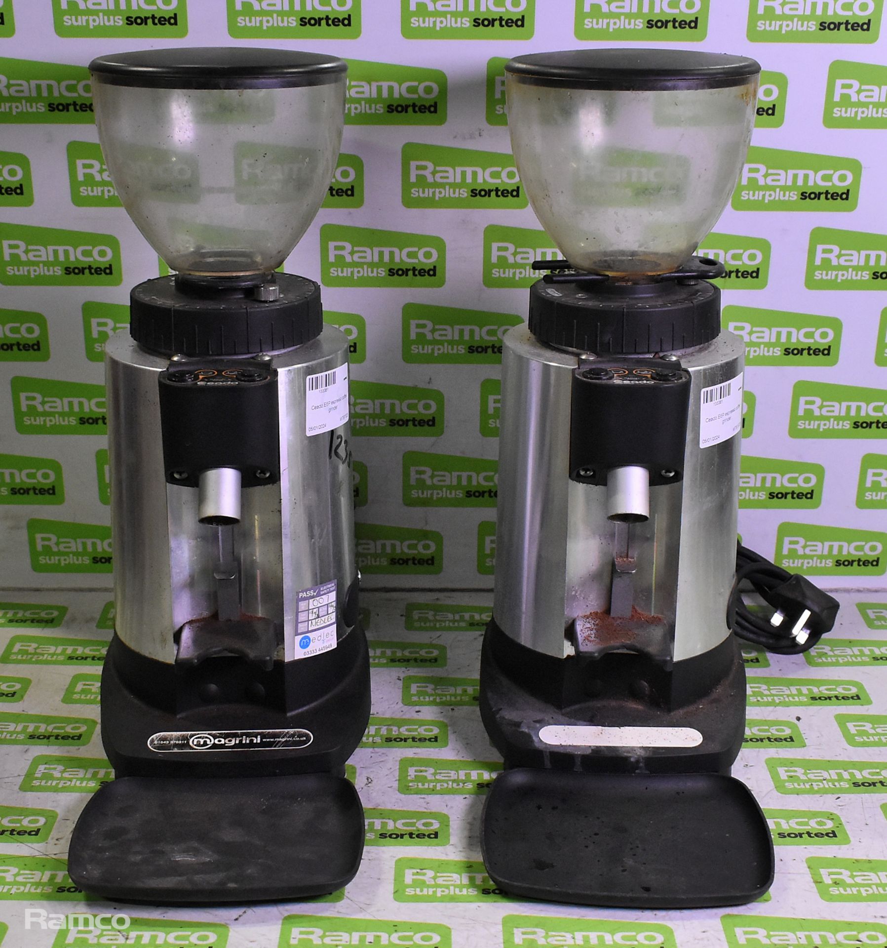 2x Ceado E6P espresso coffee grinders
