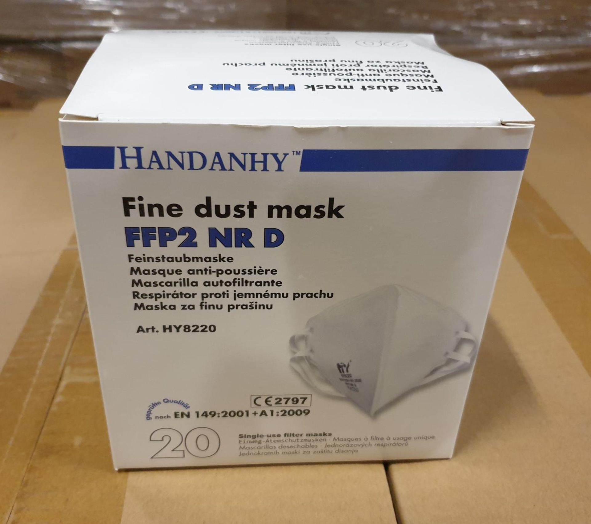 186x boxes of Handanhy HY8220 FFP2 NR D Fine dust disposable masks - Image 2 of 7