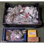 Box of couplers - assorted sizes, Box of assorted air fittings